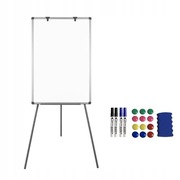 Stojak na Flipchart do Białej Tablicy z Podstawką z Regulacją Wysokości