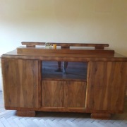 Komplet mebli z lat 50tych z drzewa czereśniowego