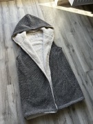 Bezrękawnik kamizelka damska House 36 S beżowa ecru misiek misio jesienna