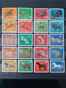 BERLIN fauna 5 serii Mi 250-253+291-294+299-302+316-319+326-329 ** (11)