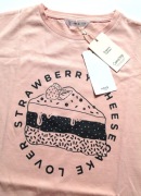 MANGO t-shirt | koszulka | pudrowa z ciastkiem 11 12 lat