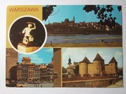 WARSZAWA Stare Miasto widoki Syrenka KAW 1989