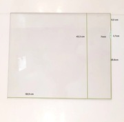Szyba do piekarnika wewnętrzna 50,9 cm x 43,3 cm