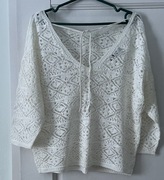 Ażurowa bluzka sweterek Reserved M