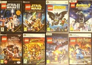 Zestaw 8 gier LEGO PC komputer STAR WARS BATMAN INDIANA JONES HOBBIT