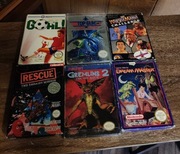 Nintendo NES goal Top Gun Rescue Gremlins 2 Wrestler Mania Dream Master 