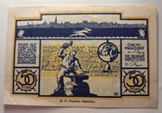 notgeld Buxtehude, pieniądz zastępczy, 50 Pf