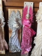 Anioł na desce 80 cm różne kolory