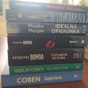 Zestaw książek thrillery, kryminały Bonda, Coben, Christie, Morgan, Burgess