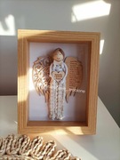 Pamiątka Pierwszej Komunii Świętej, Anioł Stróż w ramce