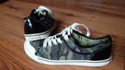 Guess Trampki damskie 37 moro camo zielone niskie