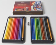 Kredki artystyczne Koh-i-noor PolyColor Zestaw 24 kol. – STAN 98%