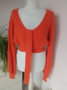 Rudy miękki sweterek damski r L\XL