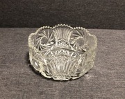 Duża kryształowa misa / owocarka - PRL