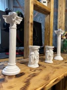 Dekoracja stojąca gipsowa kolumna podstawa świecznik dizain 