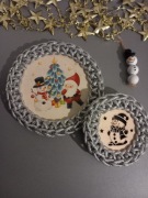 Box swiateczny z Podkładkami + swiateczny pilniczek do paznokci gwiazdka 