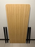 Blat Bambusowy IKEA ANFALLARE + Nogi | Stan BDB