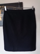 J. CREW GRANATOWA SPÓDNICA JAK NOWA 100% WEŁNA WOOL M/L