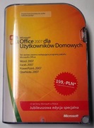 Microsoft Office 2007 Home Student PL 3 PC używane
