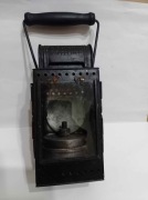Lampa dróżnika karbidowa antyk lampion kolejowy Sartorius