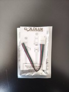 Złączka zasilająca do taśmy LED RGB jednostronne, łącznik - Goldlux