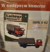 CSEPEL D-452 skrzyniowy z plandeką 1:43 Kultowe ciężarówki z epoki PRL 127