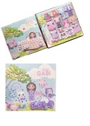 Książeczka na rzepy „Domek Gabi”