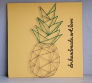 Obraz String Art Ananas 40x40 Idealny prezent na święta!