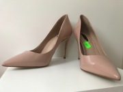 ALDO szpilki damskie roz.39, skórzane, pudrowy róż