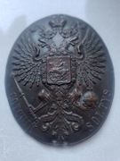 Odznaka sołtysa z zaboru Rosyjskiego.