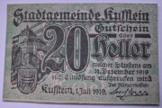 Notgeld - Gutschein, Austria, Kufstein, 20 Heller, 1920