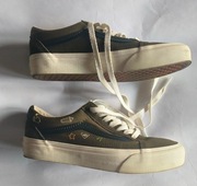 Zielone Vans 37 skóra naturalna