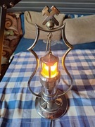 Unikatowa Lampa Górnicza – PRL lata 60/70 – Chrom / Mid-Century