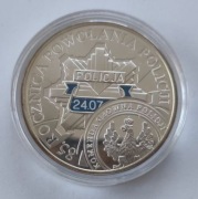 2004 10 zł - 85 LAT POLICJI, stan menniczy
