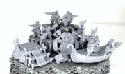 Krasnoludy, alternatywne modele. Druk 3D żywica UV HD. 