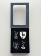 Kolekcja odznak (PIN-ów) angielskiej drużyny Tottenham Hotspur F.C.