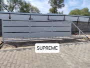 Brama przesuwna panelowa 5mx1,42 SUPREME,ocynk ogniowy+RAL, 4m, 6m