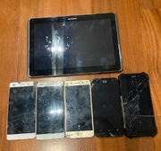 Pakiet 5 telefonów plus tablet.