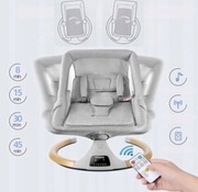 LEŻACZEK DLA NIEMOWLĄT BUJACZEK ELEKTRYCZNY NICEKIDS + PILOT BLUETOOTH