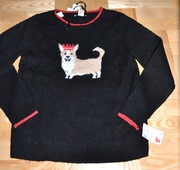 22* cupcakes Świąteczny sweter zabawny piesek S/M nowy