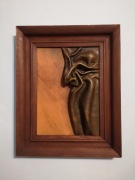 Stary obraz ze skóry 