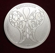 Tokelau Equilibrium 5 dolarów 1 uncja 2019