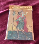 Piękna Ikona prawosławna Święty Krzysztof patron kierowców.