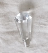 retro kryształowy korek do karafki, vintage korek z karafki zatyczka