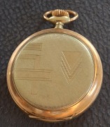 Zegarek Szwajcaria kieszonkowy XIX w. srebrny złocony