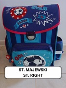 Plecak Szkolny Tornister ST. RIGHT St. Majewski do pierwszej klasy