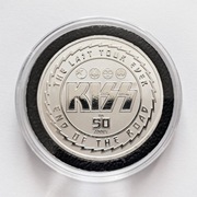 MONETA 1 uncja SREBRA KISS 50th Anniversary 2023 1 oz NIUE Srebro Prezent