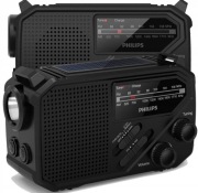 Radio Philips TAR1609 AM FM z latarką SOS bateria słoneczna USB