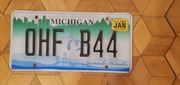 Michigan tablica rejestracyjna usa oryginal