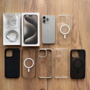 iPhone 15 Pro Max 256GB 84% Ideał - Tytan Naturalny | Gratisy